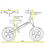 2Cycle Loopfiets - Zwart-Bruin - Balance bike - Speelgoed