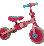 2Cycle 2Cycle 4 in 1 Driewieler-Loopfiets - Roze