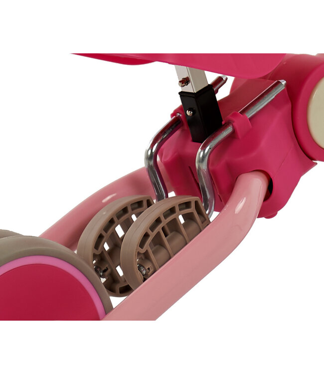 2Cycle 4 in 1 Driewieler-Loopfiets - Roze