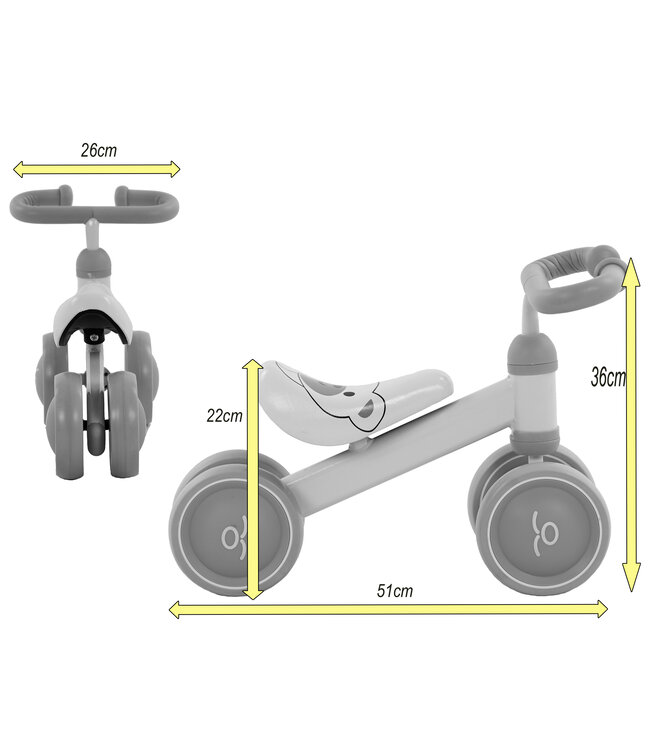 Loopfiets Starter Roze
