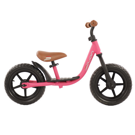 Sajan Sajan Loopfiets - Balance Bike - Jongens en Meisjes - Loopfiets 2 Jaar - Buitenspeelgoed - Mat-Donkerroze