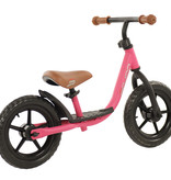 Sajan Sajan Loopfiets - Balance Bike - Jongens en Meisjes - Loopfiets 2 Jaar - Buitenspeelgoed - Mat-Donkerroze