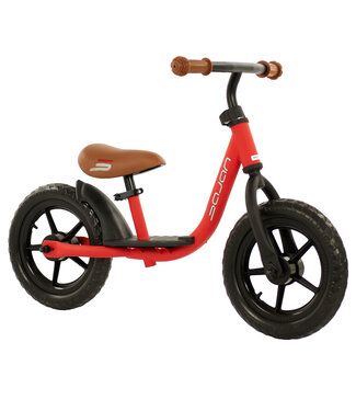 Sajan Sajan Loopfiets - Balance Bike - Jongens en Meisjes - Loopfiets 2 Jaar - Buitenspeelgoed - Mat-Rood
