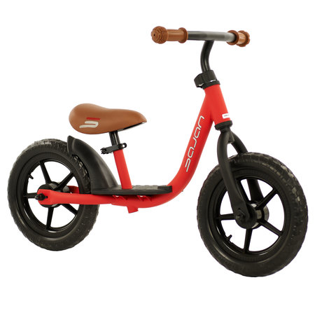 Sajan Sajan Loopfiets - Balance Bike - Jongens en Meisjes - Loopfiets 2 Jaar - Buitenspeelgoed - Mat-Rood