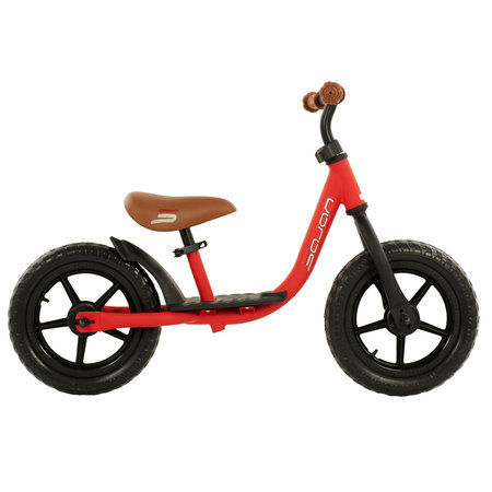 Sajan Sajan Loopfiets - Balance Bike - Jongens en Meisjes - Loopfiets 2 Jaar - Buitenspeelgoed - Mat-Rood