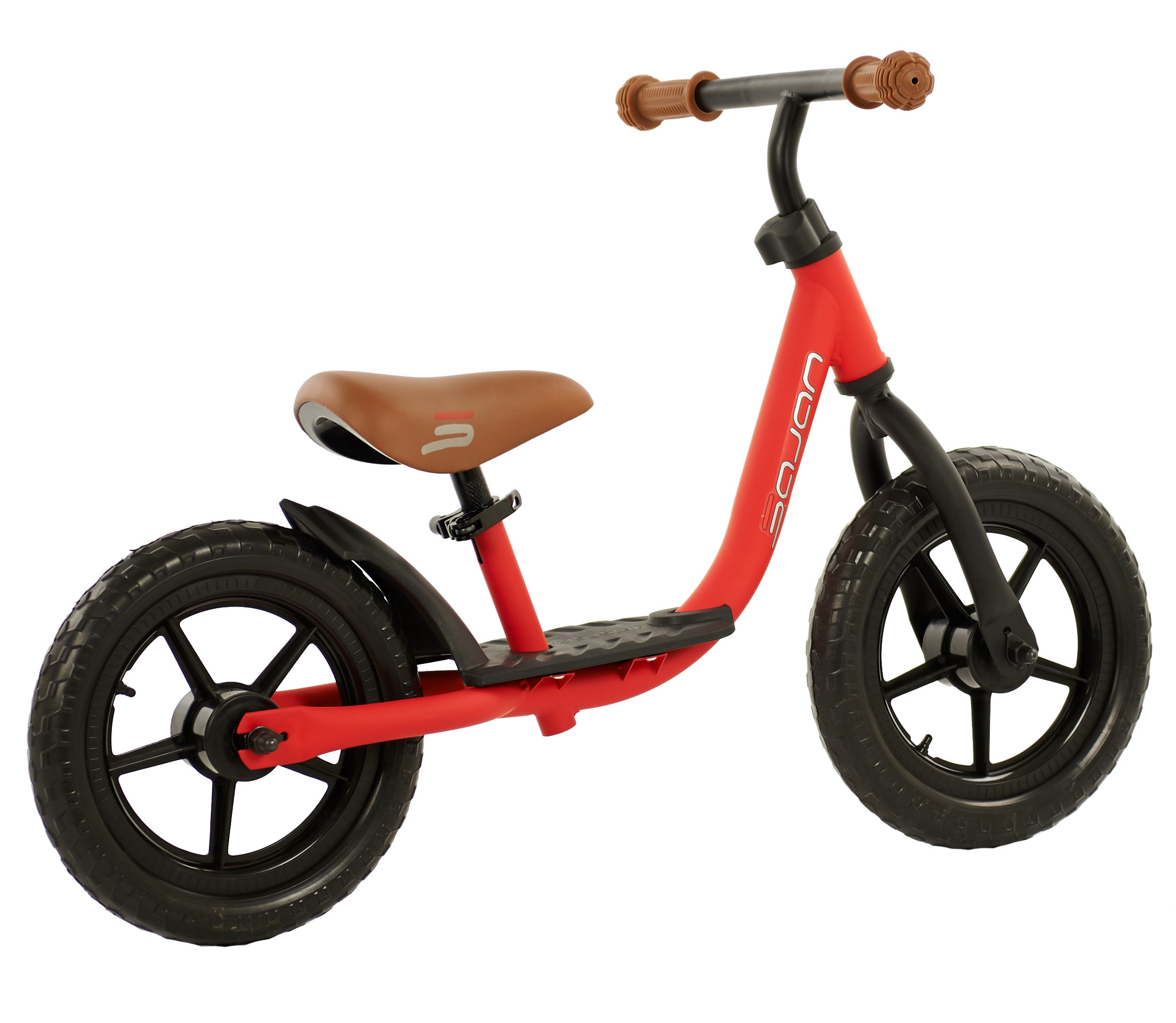 Sajan loopfiets mat-rood | Prijskiller.nl