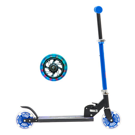 Sajan Sajan Kinderroller - LED Räder - Aluminium - Blau