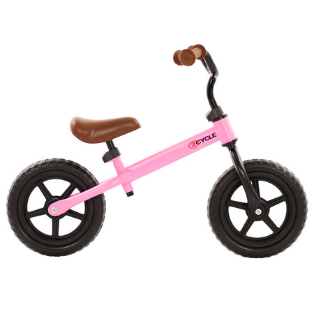 2Cycle 2Cycle Laufrad für Ihr Kind, Lauffahrrad, Kinderfahrrad für Jungen Mädchen Baby Balance Bike, Mattrosa