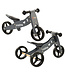 2Cycle 2 in 1 Loopfiets/Driewieler - Hout - Jongens en Meisjes - 1 Jaar - Speelgoed  - Grijs