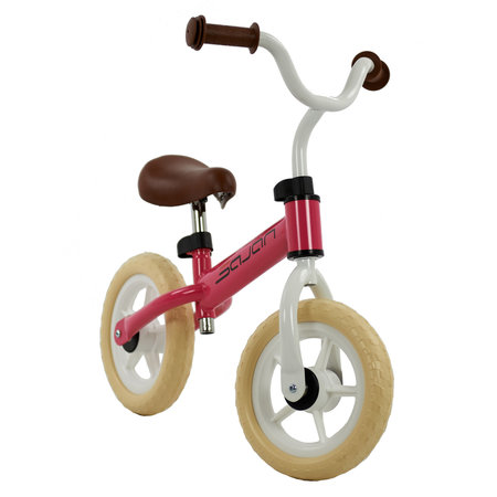 Sajan Sajan Loopfiets - Wit-Roze - Balance bike - Speelgoed