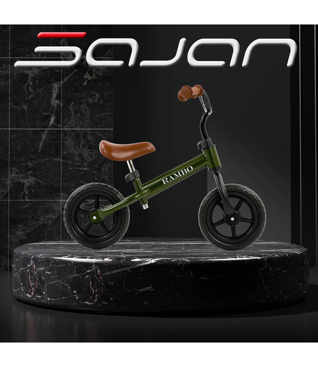 Sajan Rambo Loopfiets - Mat-Groen