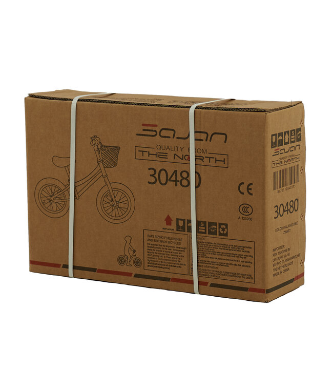 Sajan - Loopfiets - Luchtbanden - Mint-Groen - Loopfiets 2 jaar - Balance bike