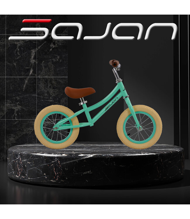 Sajan - Loopfiets - Luchtbanden - Mint-Groen - Loopfiets 2 jaar - Balance bike