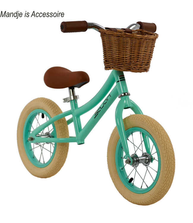 Sajan - Loopfiets - Luchtbanden - Mint-Groen - Loopfiets 2 jaar - Balance bike