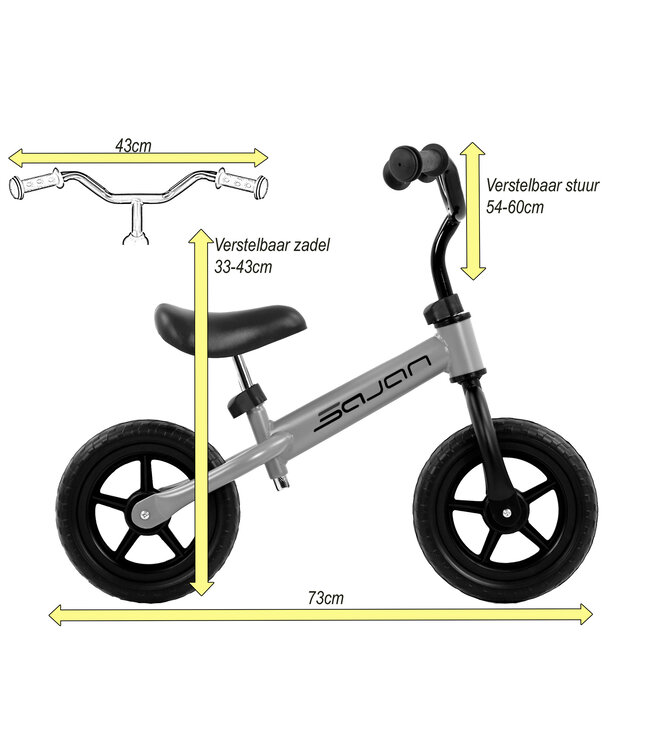 Sajan Loopfiets - Turquoise