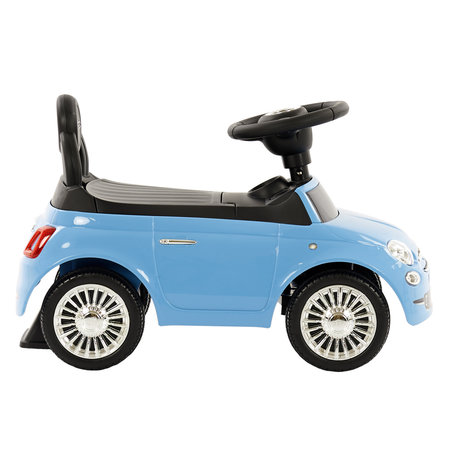 2Cycle Fiat 500 - Loopauto - Blauw - Loopauto 1 jaar - Loopwagen