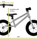 Sajan Sajan Loopfiets-Pro - Aluminium - Zwart