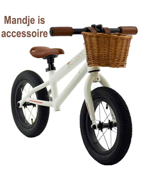 Sajan Loopfiets-Pro - Aluminium - Wit