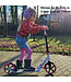 2Cycle Step - Kinderstep - Aluminium -  Grote Wielen - 20cm - Autoped -Roze-Wit