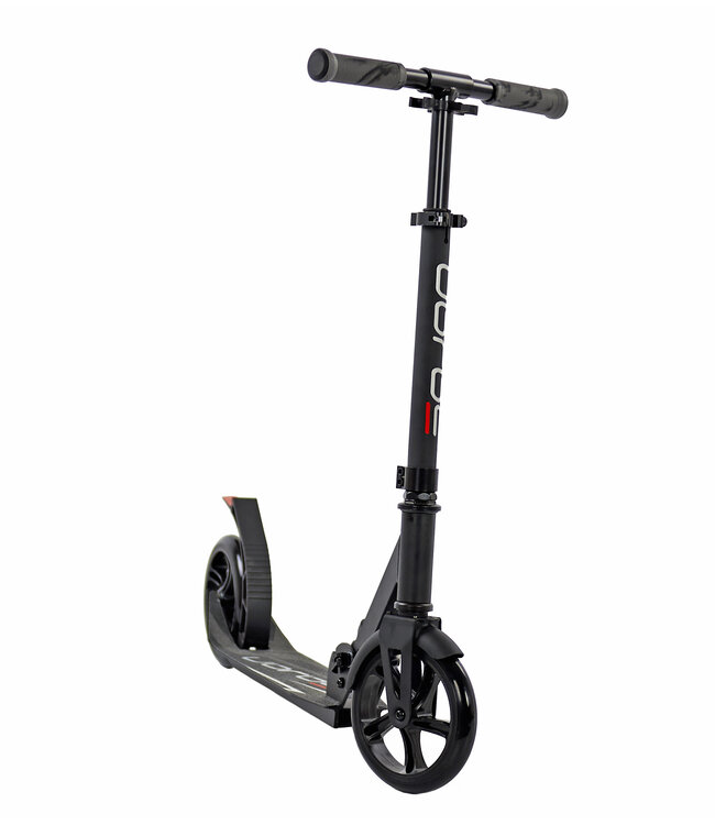 Sajan Step - Aluminium - Kinderstep - Grote Wielen -  Autoped -18cm -Zwart