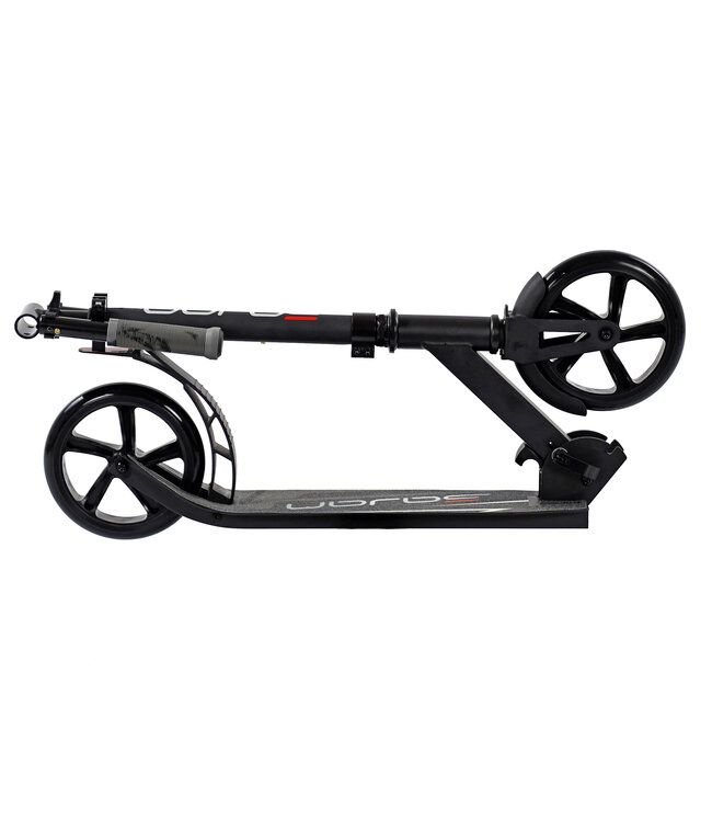 Sajan Step - Aluminium - Kinderstep - Grote Wielen -  Autoped -18cm -Zwart