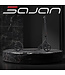 Sajan Step - Aluminium - Kinderstep - Grote Wielen -  Autoped -18cm -Zwart