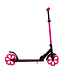 Sajan - Step met LED wielen - Kinderstep -  Grote Wielen - 20cm - Step - Roze-Zwart
