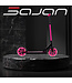 Sajan - Step met LED wielen - Kinderstep -  Grote Wielen - 20cm - Step - Roze-Zwart