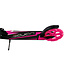 Sajan - Step met LED wielen - Kinderstep -  Grote Wielen - 20cm - Step - Roze-Zwart