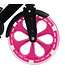 Sajan - Step met LED wielen - Kinderstep -  Grote Wielen - 20cm - Step - Roze-Zwart