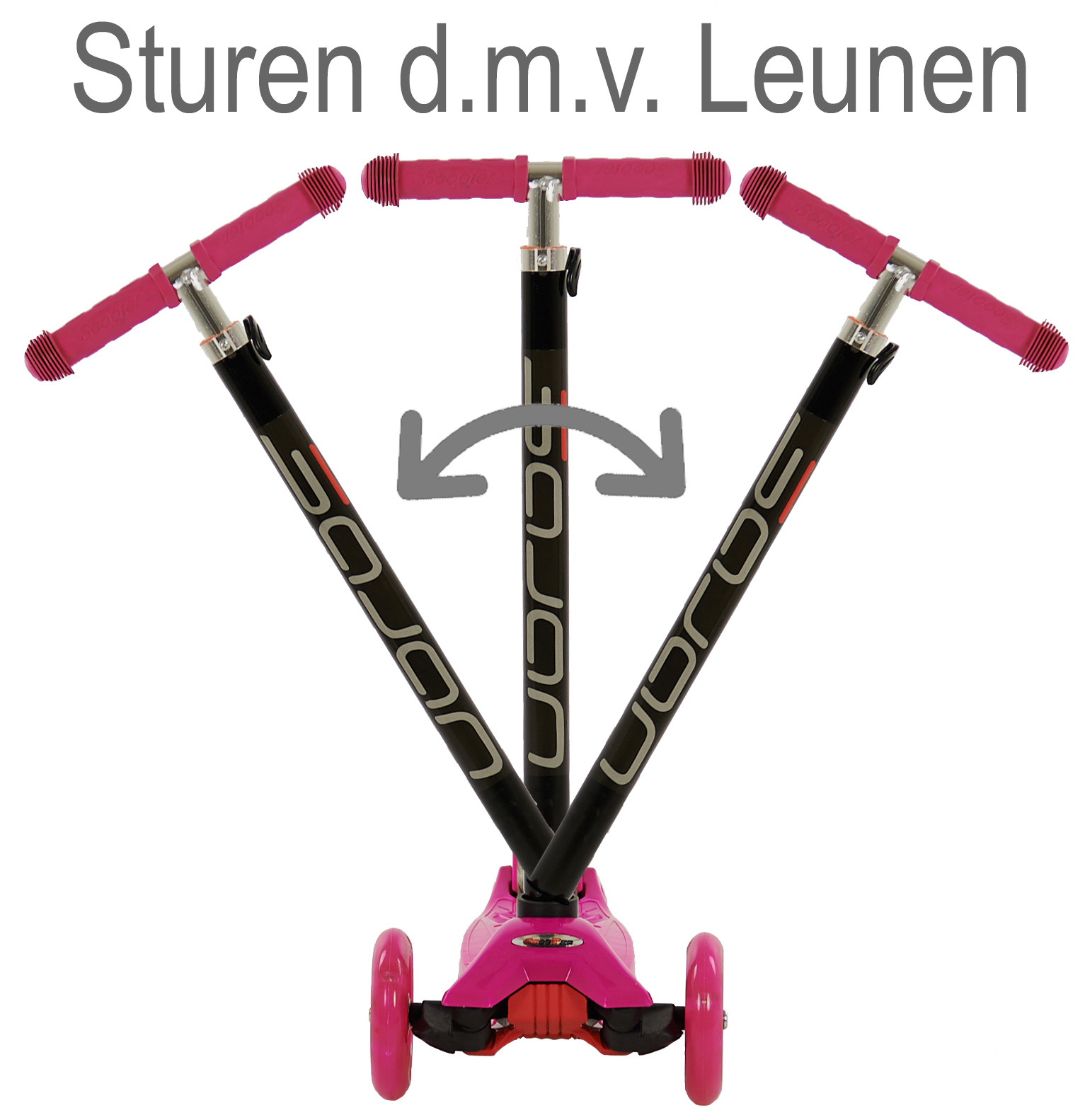 Wanorde Nat Geval Step met LED verlichte wielen roze online kopen | Prijskiller.nl