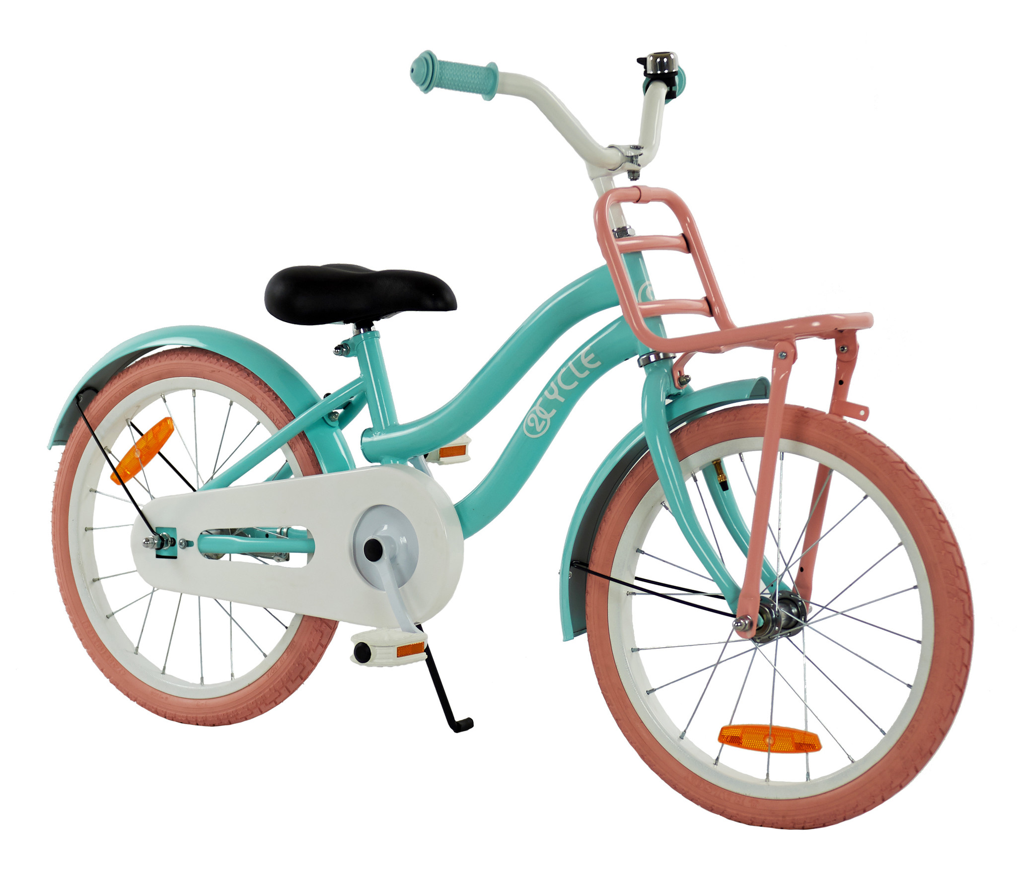 Demonteer bezig fonds 2Cycle Cargo 18 inch meisjesfiets turquoise | Prijskiller.nl