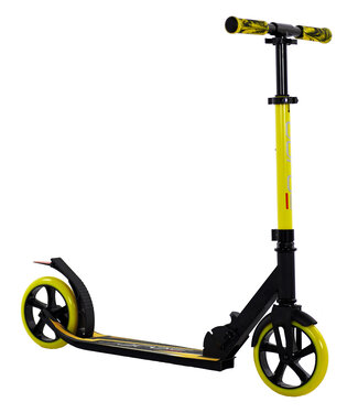 Sajan Sajan Step - Aluminium -  Kinderstep - Grote Wielen - 18cm - Geel Sajan Sajan Step - Aluminium -  Kinderstep - Grote Wielen - 18cm - Geel