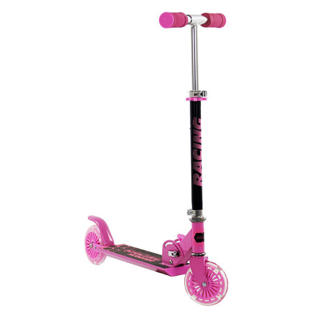 2Cycle 2Cycle Kinderstep - LED Verlichte Wielen - Aluminium - Roze