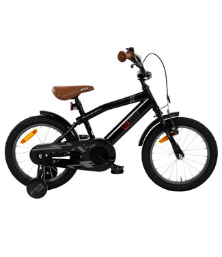 2Cycle 2Cycle BMX-Fun kinderfiets 16 inch (4 tot 6 jaar) voor jongens zwart