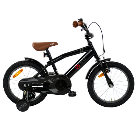 2Cycle 2Cycle BMX-Fun - Zwart - Jongensfiets 4 tot 6 jaar