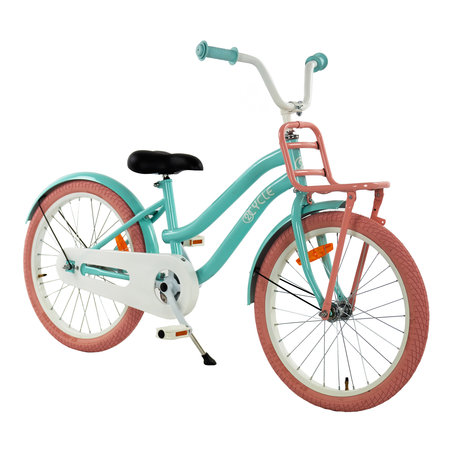 2Cycle 2Cycle Cargo Meisjesfiets - 20 inch - Voordrager - Turquoise