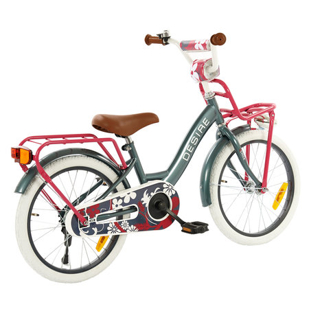 2Cycle 2Cycle Desire - Kinderfiets - 18 inch - Voordrager - Grijs - Meisjesfiets - 18 inch fiets