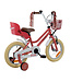 2Cycle Paris kinderfiets 14 inch (3 tot 5 jaar) voor meisjes roze-wit
