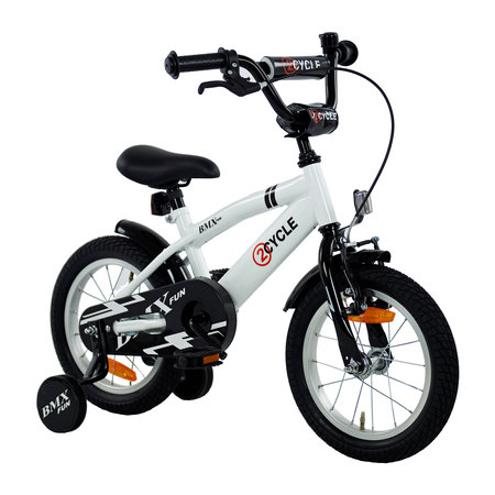 2Cycle 2Cycle BMX-Fun -  Wit - Jongensfiets 3 tot 5 jaar