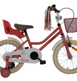 2Cycle 2Cycle Paris - Roze-Wit - Meisjesfiets 4 tot 6 jaar