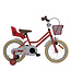 2Cycle Paris kinderfiets 16 inch (4 tot 6 jaar) voor meisjes roze-wit