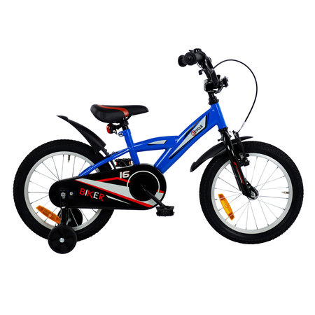 2Cycle 2Cycle Biker - Blauw - Jongensfiets 4 tot 6 jaar