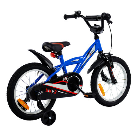 2Cycle 2Cycle Biker - Blauw - Jongensfiets 4 tot 6 jaar