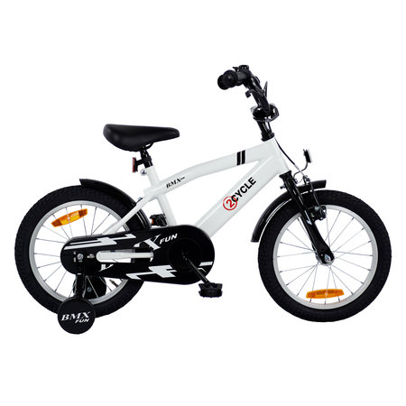 2Cycle 2Cycle BMX-Fun - Wit - Jongensfiets 4 tot 6 jaar