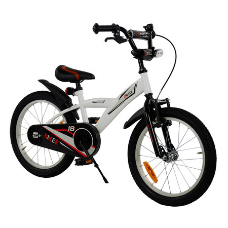 2Cycle 2Cycle Biker Kinderfiets - 18 inch - Wit