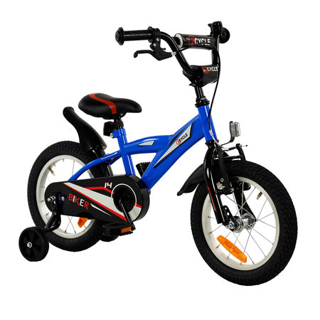 2Cycle 2Cycle Biker - Blauw - Jongensfiets 3 tot 5 jaar