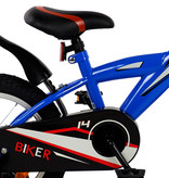 2Cycle 2Cycle Biker - Kinderfiets - 14 inch - Blauw - Jongensfiets -14 inch fiets