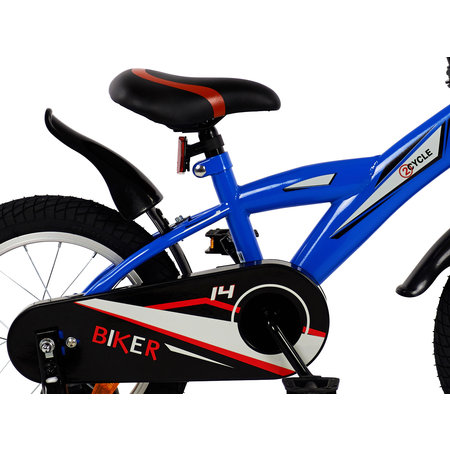 2Cycle 2Cycle Biker - Blauw - Jongensfiets 3 tot 5 jaar