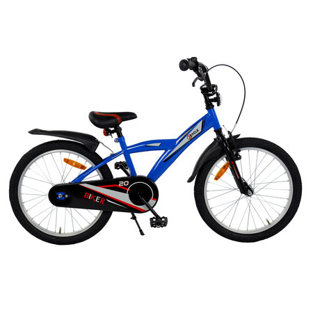 2Cycle 2Cycle Biker - Blauw -Jongensfiets 6 tot 8 jaar